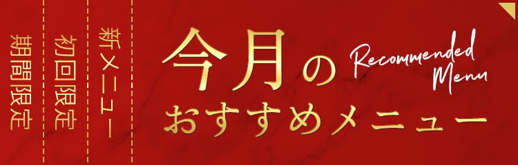今月のおすすめメニュー